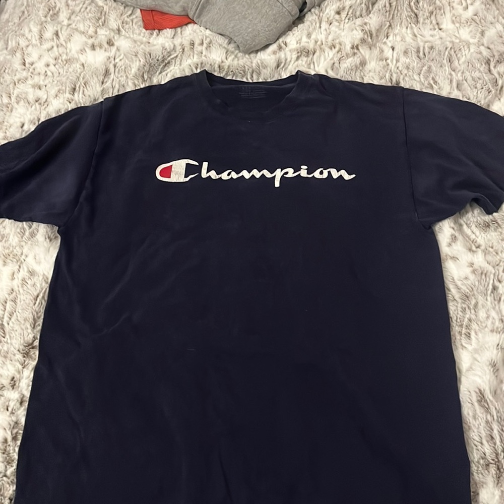 Men’s Large Navy Blue Champion T-Shirt